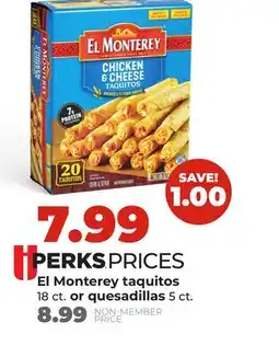Hy-Vee El Monterey taquitos offer