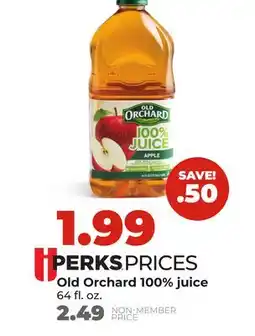 Hy-Vee Old Orchard 100% juice offer