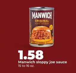 Hy-Vee Manwich sloppy joe sauce offer