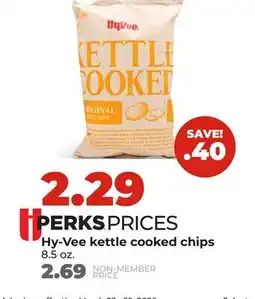 Hy-Vee Hy-Vee kettle cooked chips offer