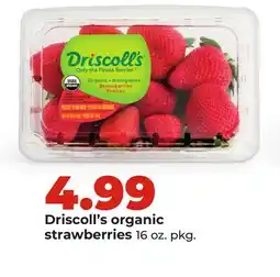 Hy-Vee Driscoll's organic strawberries offer