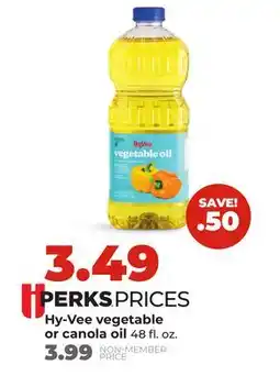 Hy-Vee Hy-Vee vegetable or canola oil offer