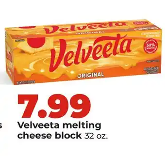 Hy-Vee Velveeta melting cheese block offer