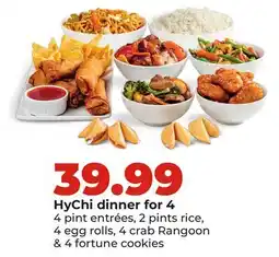 Hy-Vee HyChi dinner for 4 offer