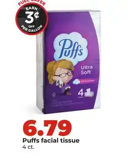 Hy-Vee Puffs facial tissue offer