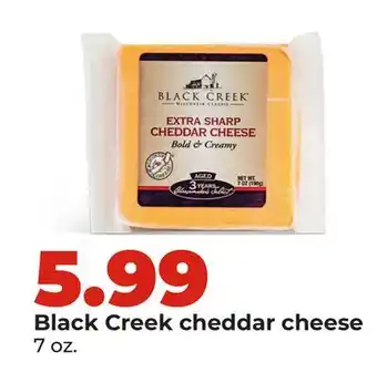 Hy-Vee Black Creek cheddar cheese offer