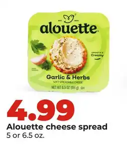 Hy-Vee Alouette cheese spread offer