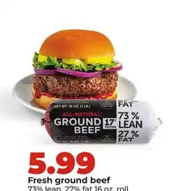 Hy-Vee Fresh ground beef offer