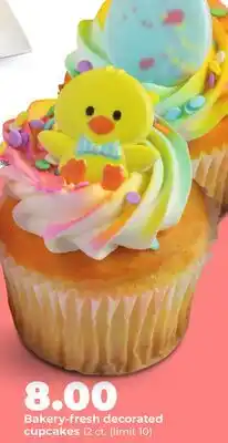 Hy-Vee Bakery-fresh decorated cupcakes offer