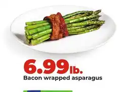 Hy-Vee Bacon wrapped asparagus offer