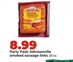Hy-Vee Party Pack Johnsonville smoked sausage links offer