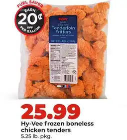 Hy-Vee Hy-Vee frozen boneless chicken tenders offer
