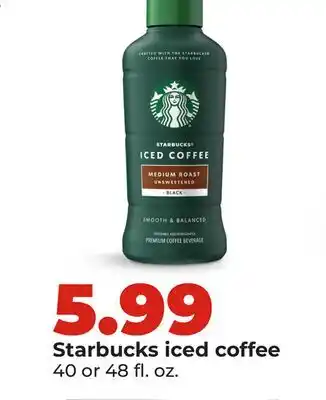 Hy-Vee Starbucks iced coffee offer