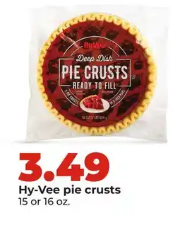 Hy-Vee Hy-Vee pie crusts offer