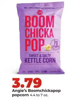 Hy-Vee Angie's Boomchickapop popcorn offer