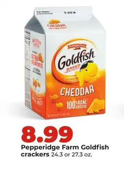 Hy-Vee Pepperidge Farm Goldfish crackers offer