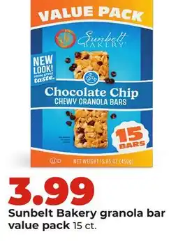 Hy-Vee Sunbelt Bakery granola bar value pack offer