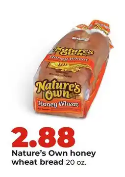 Hy-Vee Nature's Own honey wheat bread offer