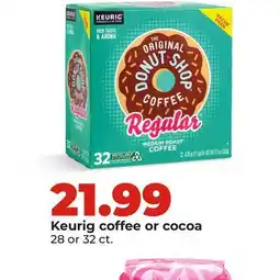 Hy-Vee Keurig coffee or cocoa offer