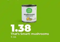 Hy-Vee That's Smart! mushrooms offer