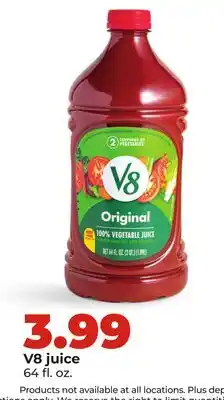 Hy-Vee V8 juice offer