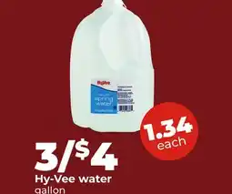 Hy-Vee Hy-Vee water offer