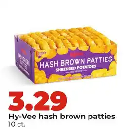 Hy-Vee Hy-Vee hash brown patties offer