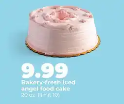 Hy-Vee Bakery-fresh iced angel food cake offer