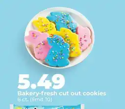 Hy-Vee Bakery-fresh cut out cookies offer