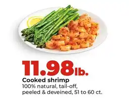 Hy-Vee Cooked shrimp offer
