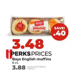 Hy-Vee Bays English muffins offer