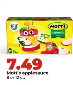 Hy-Vee Mott's applesauce offer