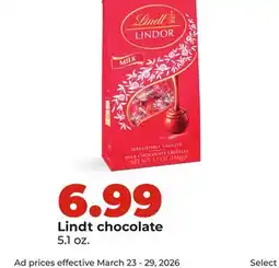 Hy-Vee Lindt chocolate offer
