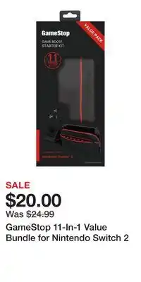Game Stop GameStop 11-In-1 Value Bundle for Nintendo Switch 2 offer