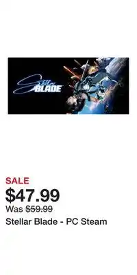 Game Stop Stellar Blade - PC Steam offer