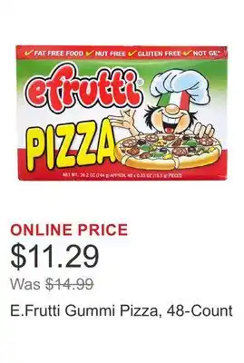 Costco E.Frutti Gummi Pizza, 48-Count offer