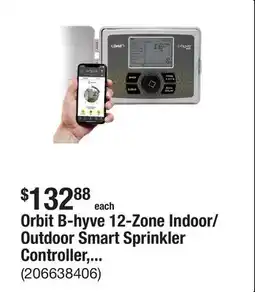 The Home Depot Orbit B-hyve 12-Zone Indoor/Outdoor Smart Sprinkler Controller, Works with Amazon Alexa offer