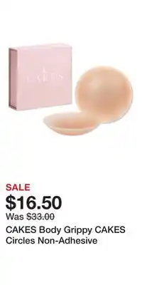 Ulta Beauty CAKES Body Grippy CAKES Circles Non-Adhesive offer