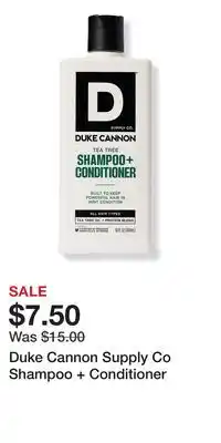 Ulta Beauty Duke Cannon Supply Co Shampoo + Conditioner offer