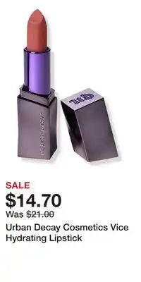 Ulta Beauty Urban Decay Cosmetics Vice Hydrating Lipstick offer