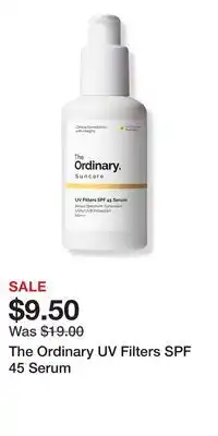 Ulta Beauty The Ordinary UV Filters SPF 45 Serum offer
