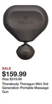 Ulta Beauty Therabody Theragun Mini 3rd Generation Portable Massage Gun offer