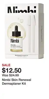 Ulta Beauty Nimbi Skin Renewal Dermaplaner Kit offer