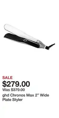 Ulta Beauty ghd Chronos Max 2 Wide Plate Styler offer