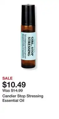 Ulta Beauty Candier Stop Stressing Essential Oil offer