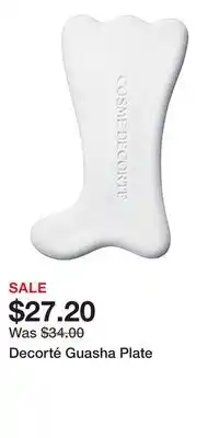 Ulta Beauty Decorté Guasha Plate offer