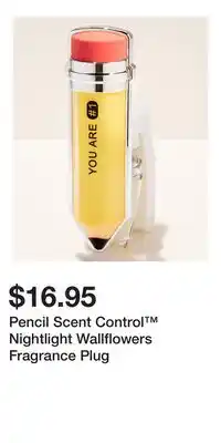 Bath & Body Works Pencil Scent Control Nightlight Wallflowers Fragrance Plug offer