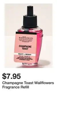 Bath & Body Works Champagne Toast Wallflowers Fragrance Refill offer