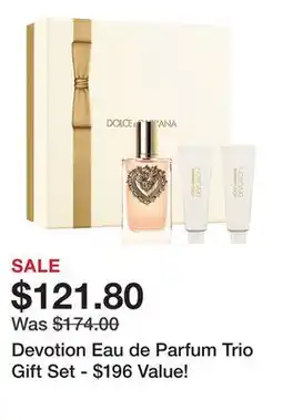 Belk Devotion Eau de Parfum Trio Gift Set - $196 Value! offer