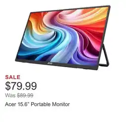 Costco Acer 15.6 Portable Monitor offer